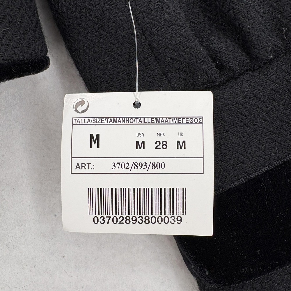 Zara Basic Jacket Womens Medium Black Wool Herrin… - image 6